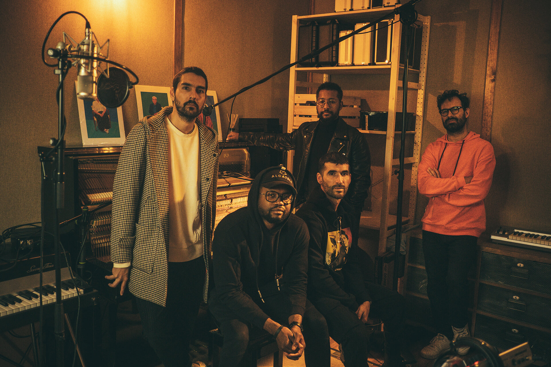 Héber Marques, Daniel Lima, Fred Martinho, Joel Silva e Joel X